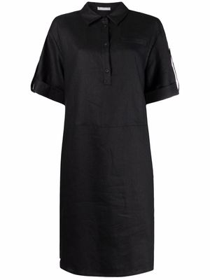 12 STOREEZ linen shirt dress - Black