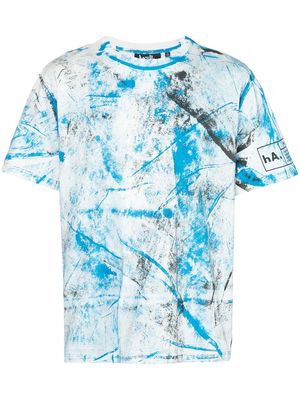 Haculla hand paint T-shirt - Blue