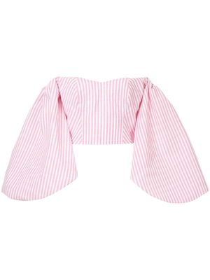 Bambah striped Globo blouse - Pink