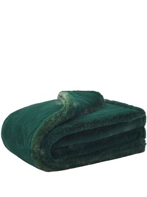 Apparis Shiloh faux-fur blanket - Green