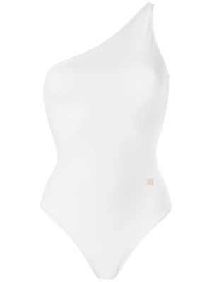 Brigitte one shoulder swimsuit - White