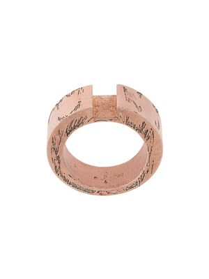 Parts of Four Crescent rift ring - Pink