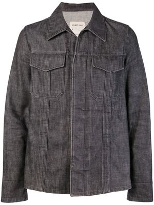 Helmut Lang Pre-Owned 1990s raw denim slim jacket - Grey