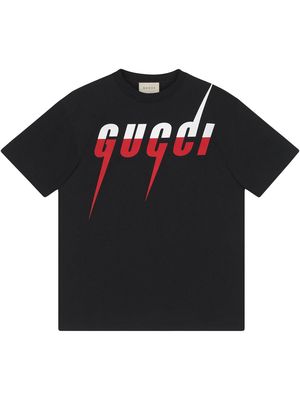 Gucci T-shirt with Gucci Blade print - Black