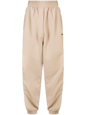 Marcelo Burlon County of Milan side zips track pants - Brown