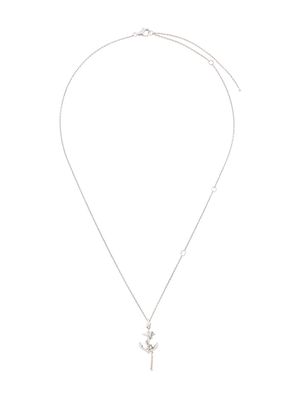 Kasun London anchor pendant necklace - Metallic