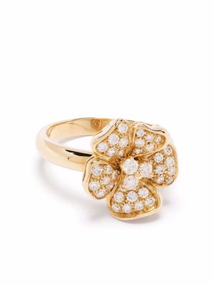 LEO PIZZO 18kt yellow gold diamond ring