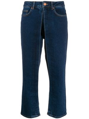 Aalto straight-leg trousers - Blue