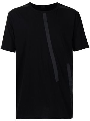 Isaac Sellam Experience tape-detail short-sleeved T-shirt - Black