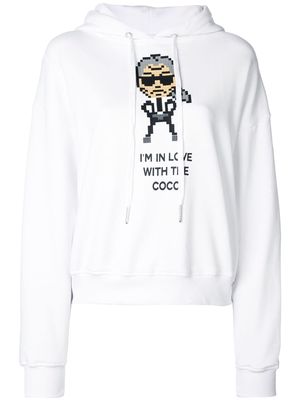 Mostly Heard Rarely Seen 8-Bit Coco hoodie - White