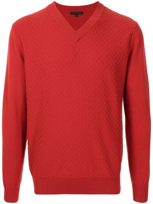 SHIATZY CHEN V-neck wool jumper - Red