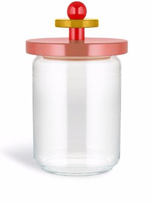 Alessi 100 Values Collection glass jar - Red