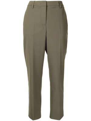 Holzweiler high-waisted tapered trousers - Green