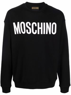Moschino logo-printed sweatshirt - Black