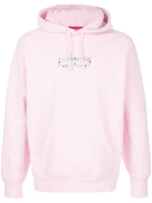 Supreme bandana box logo hoodie - Pink