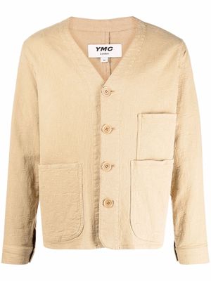YMC button-down fitted jacket - Neutrals