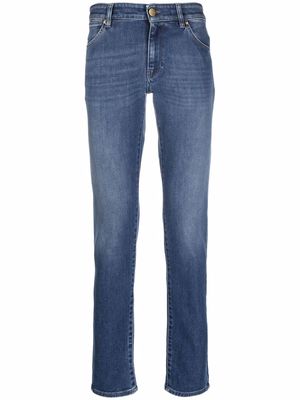 Pt05 mid-rise faded skinny jeans - Blue
