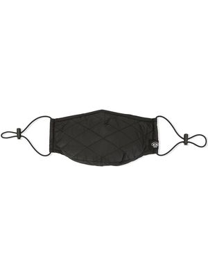 Mostly Heard Rarely Seen quilted face mask - Black