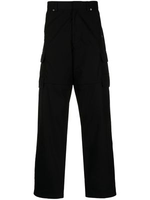 Jacquemus straight-leg cargo trousers - Black