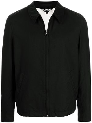 Black Comme Des Garçons 13579-print shirt jacket