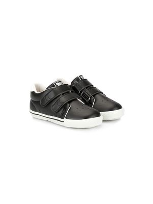 Miki House touch strap low top trainers - Black