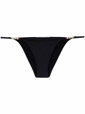 Stella McCartney pearl-detail bikini briefs - Black