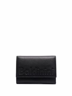 Baldinini logo-embossed trifold wallet - Black