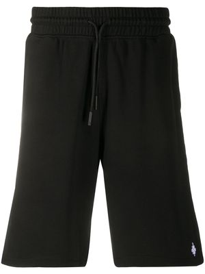 Marcelo Burlon County of Milan graphic embroidered shorts - Black