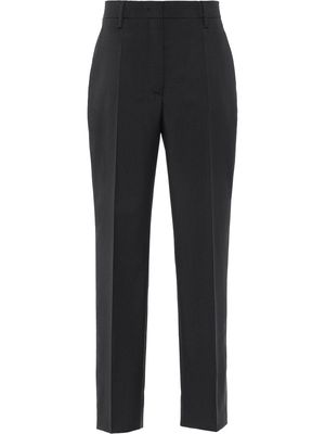 Prada straight-leg wool trousers - Black