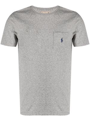 Polo Ralph Lauren chest patch-pocket cotton T-shirt - Grey