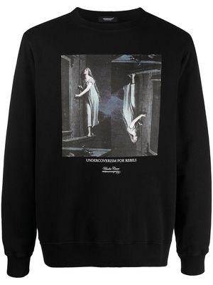 UNDERCOVER graphic-print cotton sweatshirt - Black