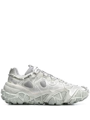 Acne Studios Boltzer Tumbled low-top sneakers - White