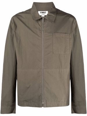YMC zipped bomber jacket - Green