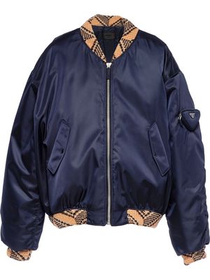Prada Re-Nylon bomber jacket - Blue