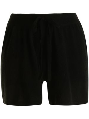 Lisa Yang knitted drawstring shorts - Black