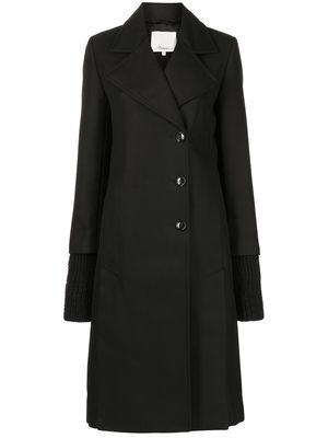 3.1 Phillip Lim notched-collar double-breasted coat - Black