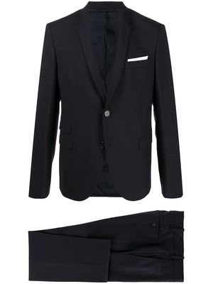 Neil Barrett slim-fit tailored suit - Blue