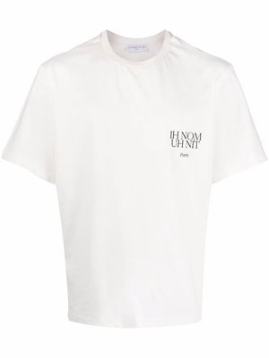 Ih Nom Uh Nit graphic-print logo T-shirt - White