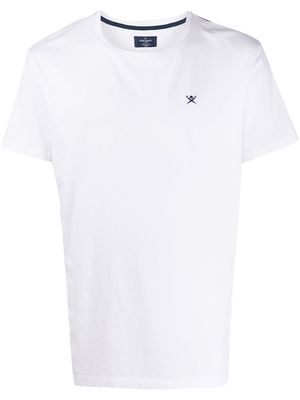 Hackett logo embroidered T-shirt - White