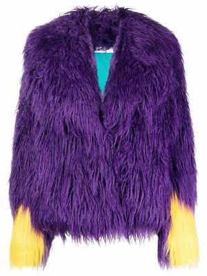 ALABAMA MUSE Jones faux-fur jacket - Purple