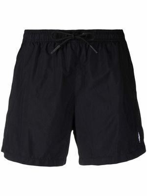 Marcelo Burlon County of Milan cross-logo swimming shorts - Black