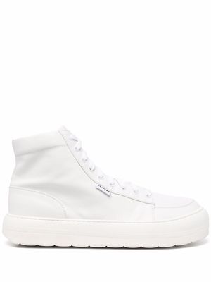 Sunnei Dreamy high-top canvas sneakers - White