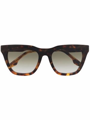 Victoria Beckham Eyewear cat-eye frame sunglasses - Brown