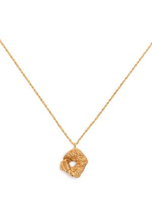 LOVENESS LEE O alphabet pendant necklace - Gold