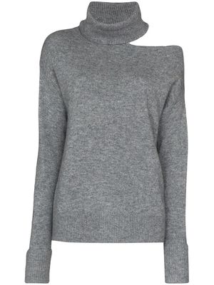 PAIGE Raundi cutout jumper - Grey