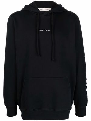 1017 ALYX 9SM logo-print cotton hoodie - Black