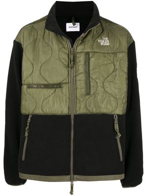 Readymade colour-block panelled jacket - Green