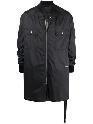 Rick Owens DRKSHDW zip-up bomber-style coat - Black