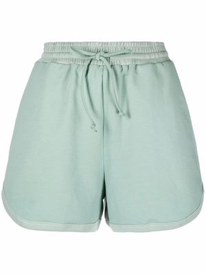 12 STOREEZ high-rise drawstring shorts - Green
