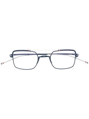 Thom Browne Eyewear square glasses - Blue